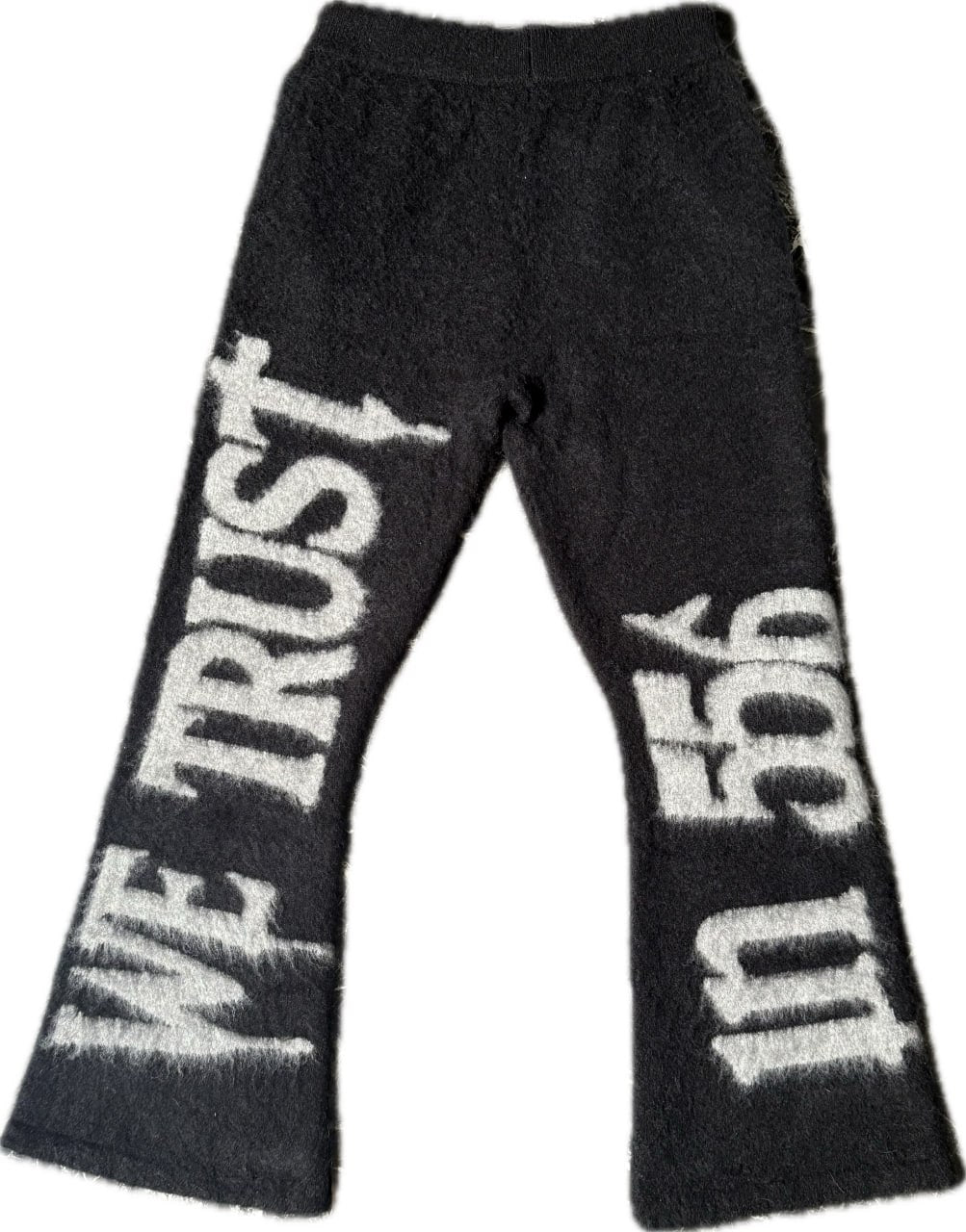 We trust in 556 mohair flared pants